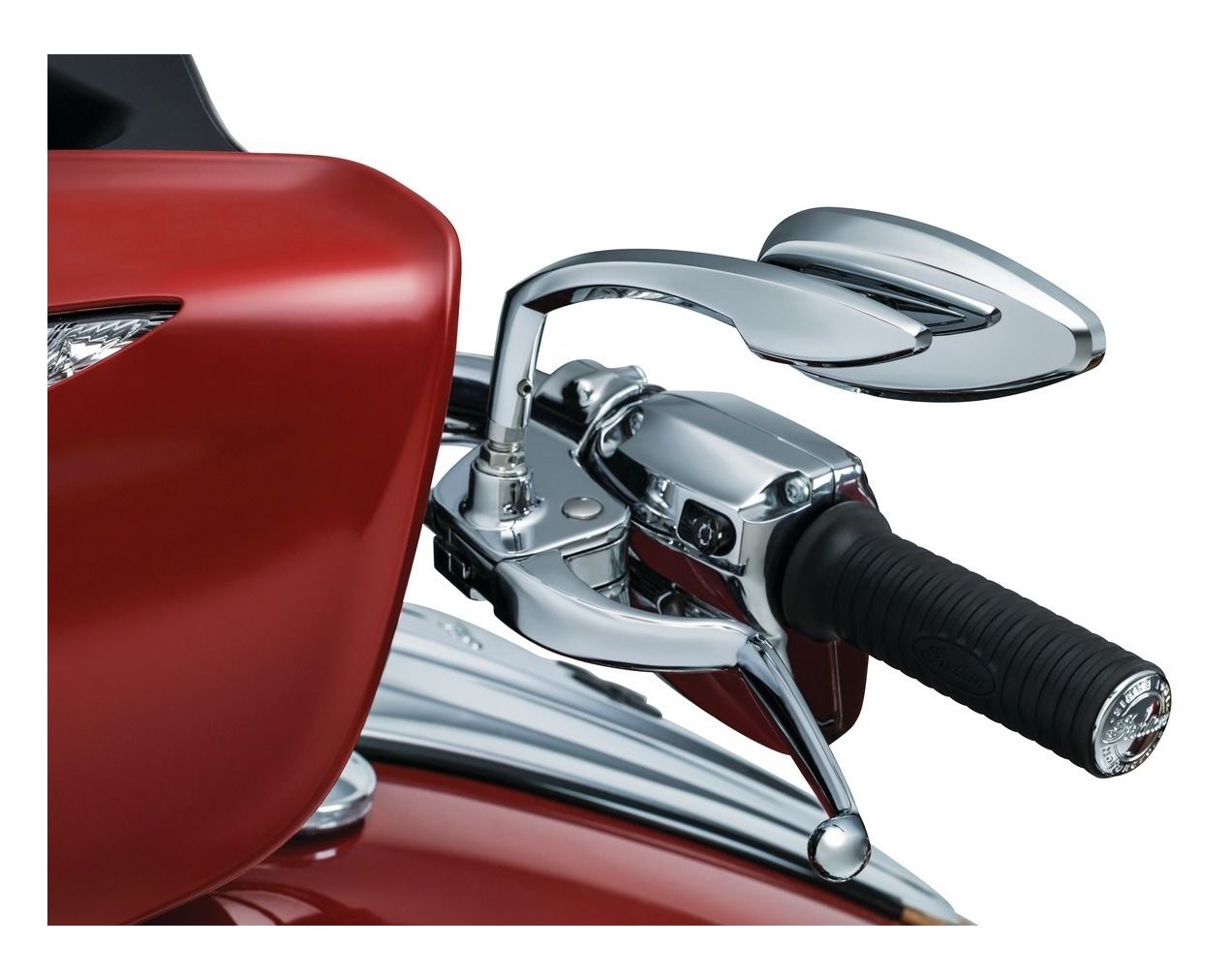 Espejos Kuryakyn en forma de lágrima para Harley, Victory e Indian
