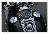 Indicador LED de combustible y batería Kuryakyn Zombie para Harley 1988-2018