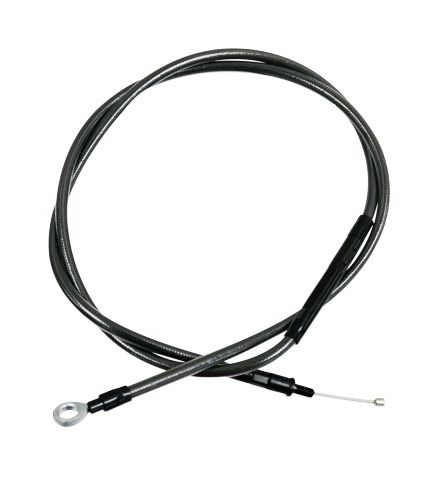 Cable de embrague de acero trenzado LA Choppers para Harley Touring 2008-2016