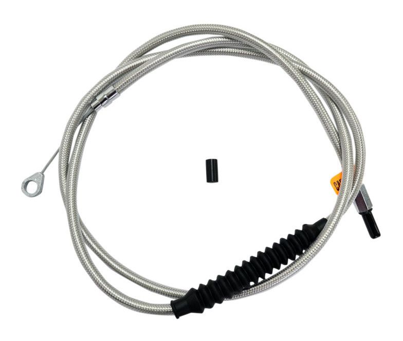 Cable de embrague de acero trenzado LA Choppers para Harley Touring 2008-2016