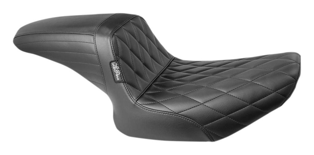 Asiento Le Pera Kickflip con puntadas de diamante para Harley
