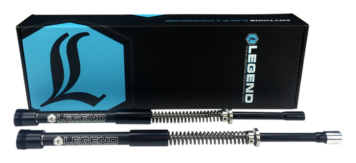 Sistema de suspensión delantera invertida de alto rendimiento Legend Suspension AXEO43 para Harley