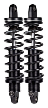 Amortiguadores Legend Suspension Revo-A Coil para Harley Sportster 2004-2022, 14"/Standard Duty/Negro [Caja abierta]