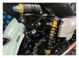 Amortiguadores Legend Suspension REVO-ARC con depósito para Harley