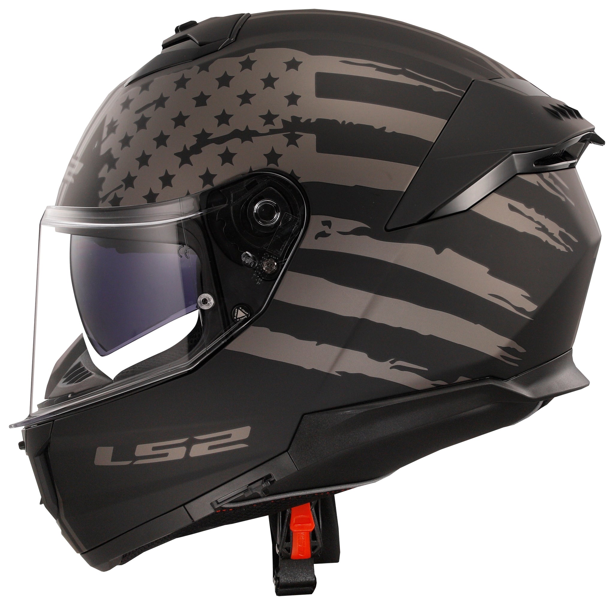 LS2 Stream II America Casco W/ Sunshield