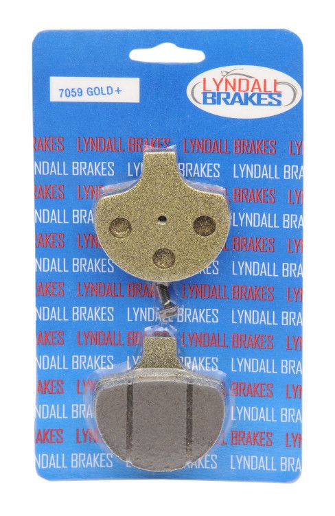 Pastillas de freno delanteras Lyndall Brakes Gold-Plus para Harley
