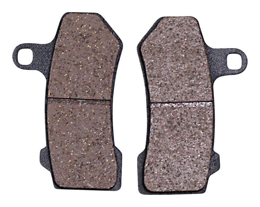 Pastillas de freno delanteras y traseras Lyndall Brakes Z-Plus de carbono/aramida para Harley