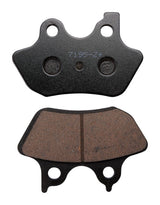Pastillas de freno delanteras y traseras Lyndall Brakes Z-Plus de carbono/aramida para Harley