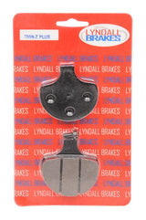 Pastillas de freno delanteras Lyndall Brakes Z-Plus de carbono/aramida para Harley
