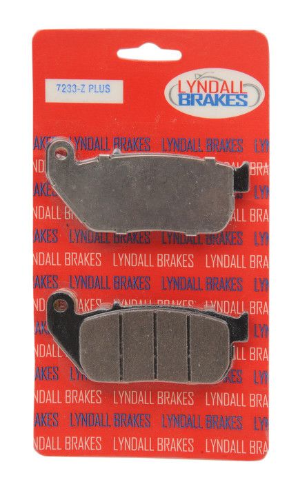Pastillas de freno delanteras Lyndall Brakes Z-Plus de carbono/aramida para Harley