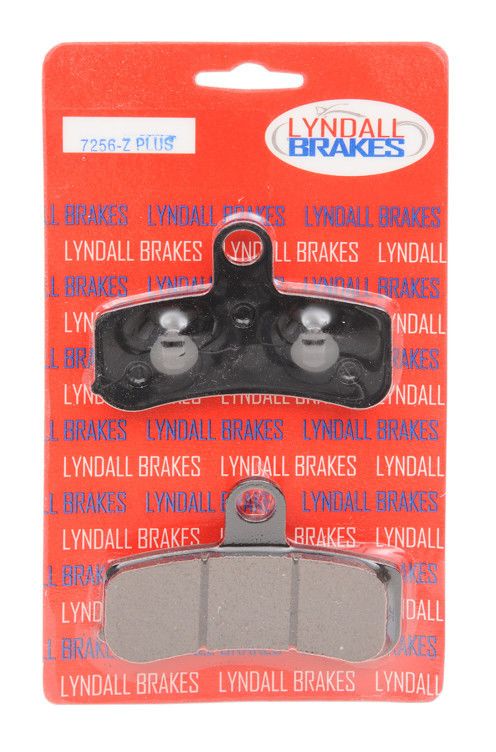 Pastillas de freno delanteras Lyndall Brakes Z-Plus de carbono/aramida para Harley