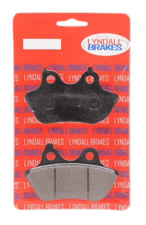 Pastillas de freno traseras Lyndall Brakes Z-Plus de carbono/aramida para Harley