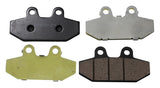 Pastillas de freno traseras Lyndall Brakes Z-Plus de carbono/aramida para Harley