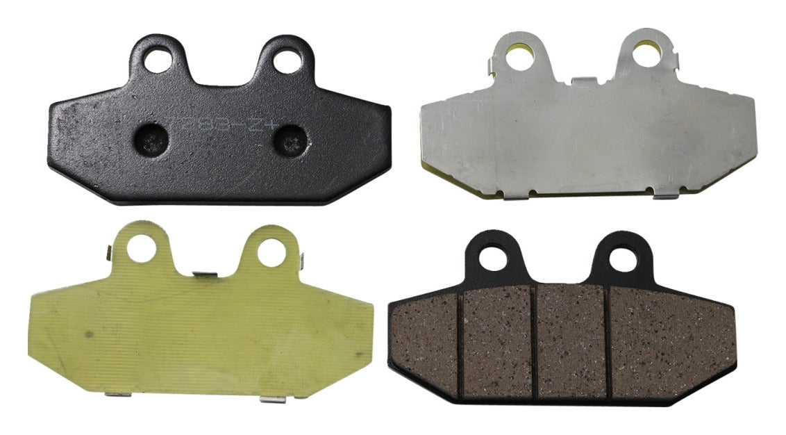 Pastillas de freno traseras Lyndall Brakes Z-Plus de carbono/aramida para Harley