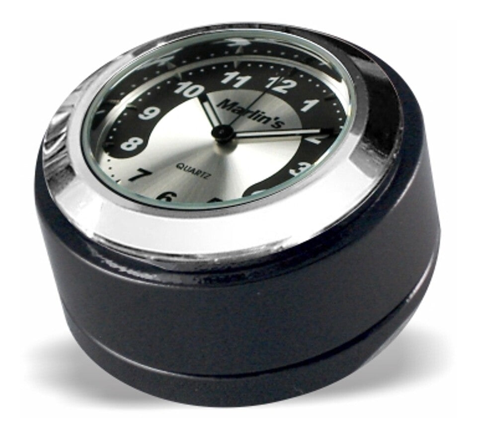 Cubierta de bloqueo de horquilla giratoria para termómetro/reloj Marlin para Harley Road King (1994-2025)