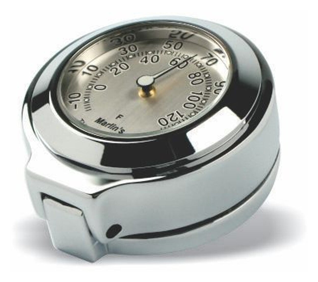 Cubierta de bloqueo de horquilla abatible para termómetro/reloj Marlin para Harley Road King (1994-2025)