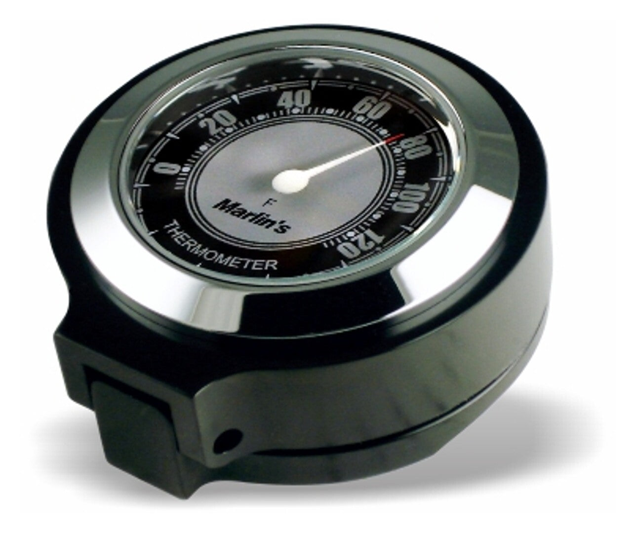 Cubierta de bloqueo de horquilla abatible para termómetro/reloj Marlin para Harley Road King (1994-2025)