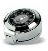 Cubierta de bloqueo de horquilla abatible para termómetro/reloj Marlin para Harley Road King (1994-2025)