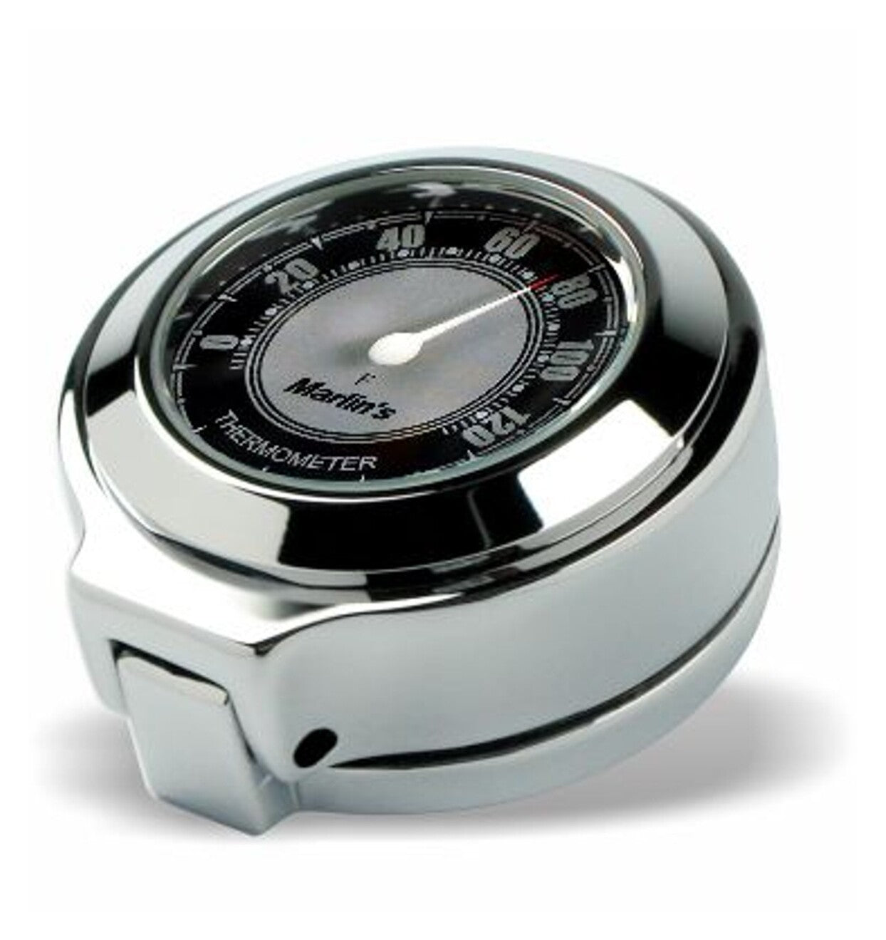 Cubierta de bloqueo de horquilla abatible para termómetro/reloj Marlin para Harley Road King (1994-2025)