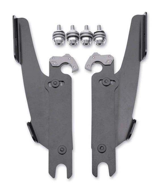 Kit de montaje de bloqueo de gatillo para carenado Cafe de Memphis Shades para Harley
