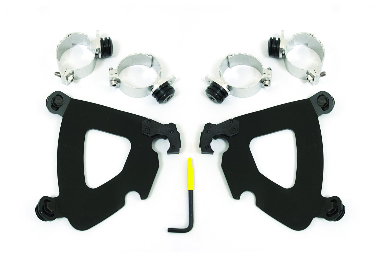 Kit de montaje de bloqueo de gatillo para carenado de guantelete Memphis Shades para Harley