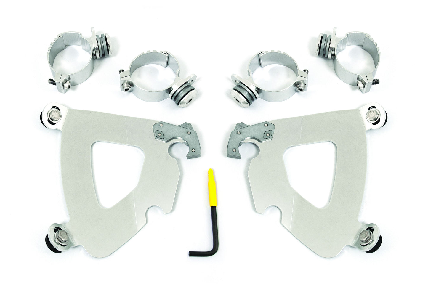 Kit de montaje de bloqueo de gatillo para carenado de guantelete Memphis Shades para Harley