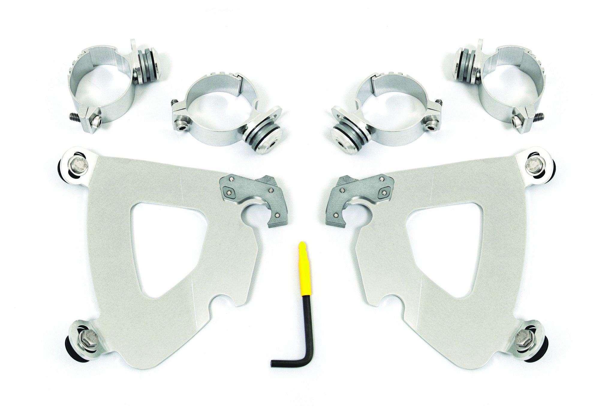 Kit de montaje de bloqueo de gatillo para carenado de guantelete Memphis Shades para Harley