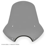 Memphis Shades Speed ​​Demon Sportshield Negro Ahumado / Faro de 23 cm / Altura de 33 cm [Caja abierta]