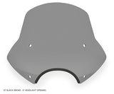 Memphis Shades Speed ​​Demon Sportshield Negro Ahumado / Faro de 23 cm / Altura de 33 cm [Caja abierta]