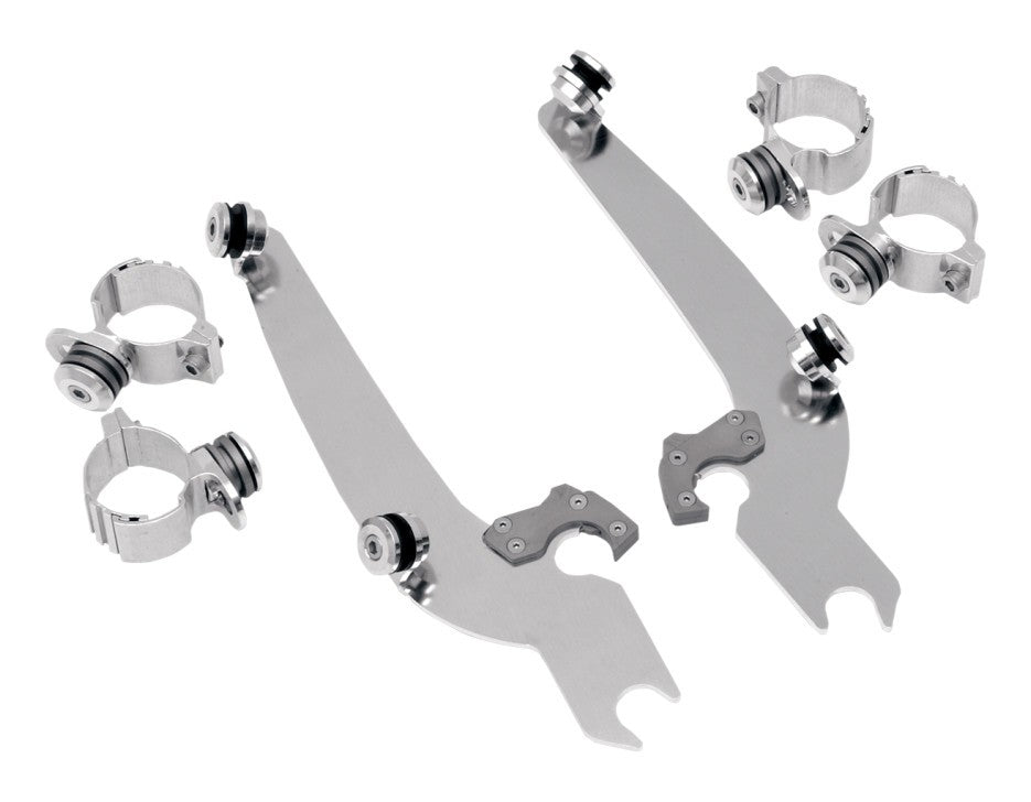 Kit de montaje de bloqueo de gatillo Memphis Shades Sportshield para Harley