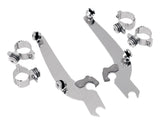 Kit de montaje de bloqueo de gatillo Memphis Shades Sportshield para Harley