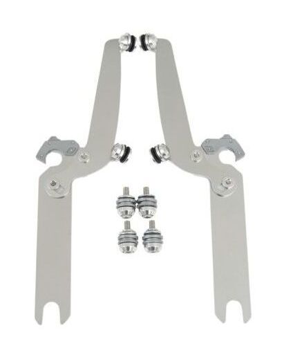 Kit de montaje de bloqueo de gatillo Memphis Shades Sportshield para Harley Softail 1986-2017 sin barra de luces OEM... [Caja abierta]