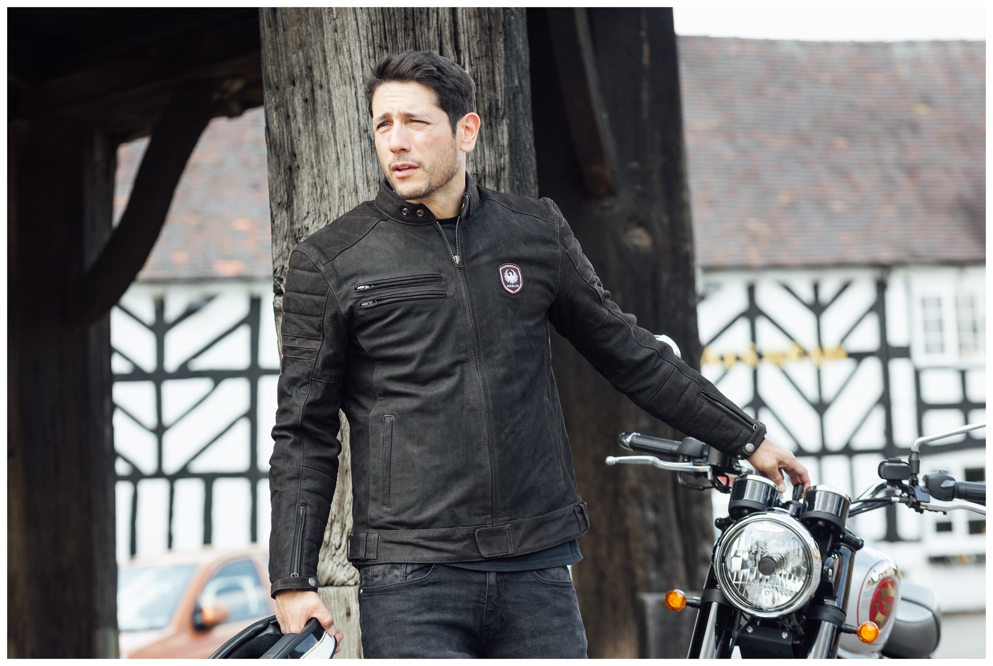Merlin Alton II D3O Chaqueta de cuero