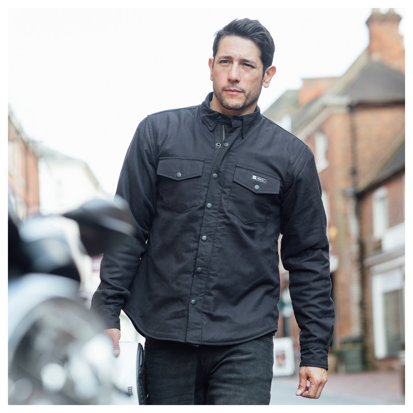 Merlin Axe Zip Up Riding Camisa