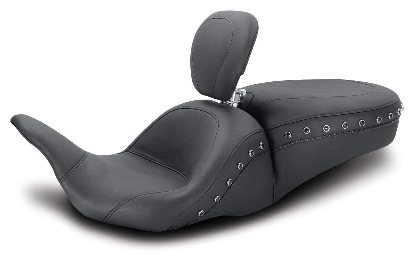 Asiento Mustang Lowdown de una pieza para Harley Touring 2008-2025