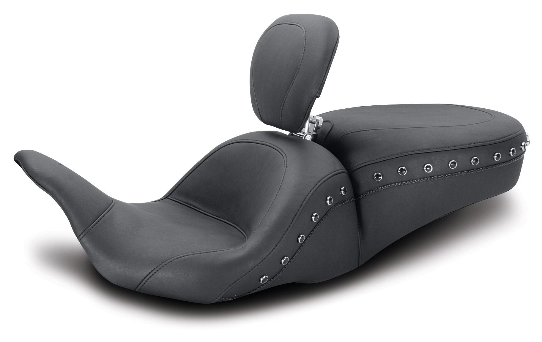 Asiento Mustang Lowdown de una pieza para Harley Touring 2008-2025