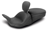 Asiento Mustang Lowdown de una pieza para Harley Touring 2008-2025