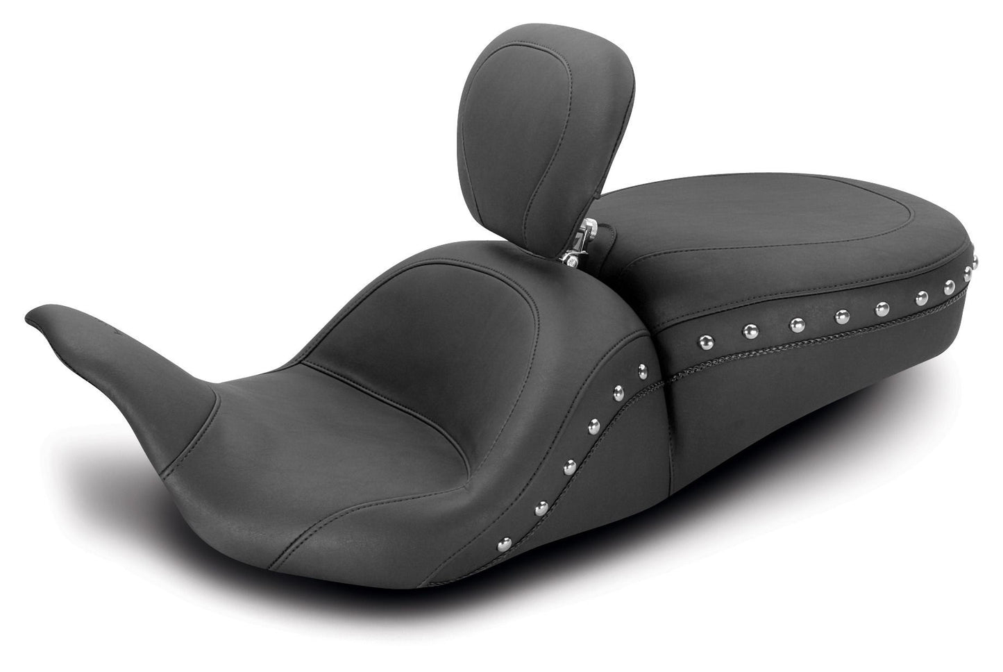 Asiento Mustang Lowdown de una pieza para Harley Touring 2008-2025