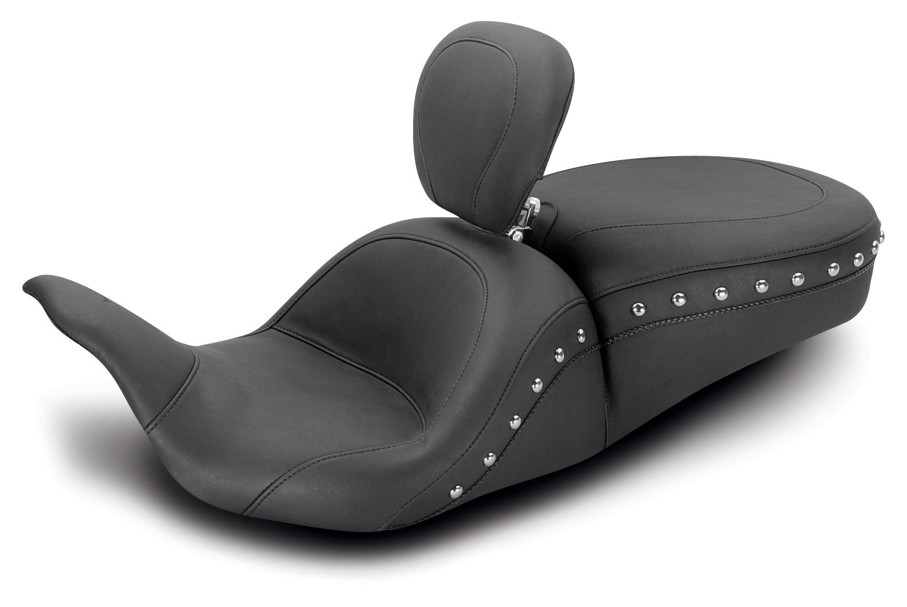 Asiento Mustang Lowdown de una pieza para Harley Touring 2008-2025
