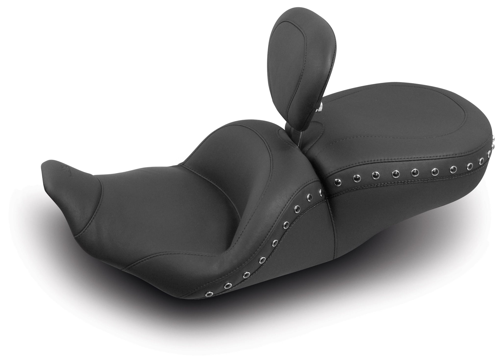 Asiento Mustang Lowdown de una pieza para Harley Touring 2008-2025