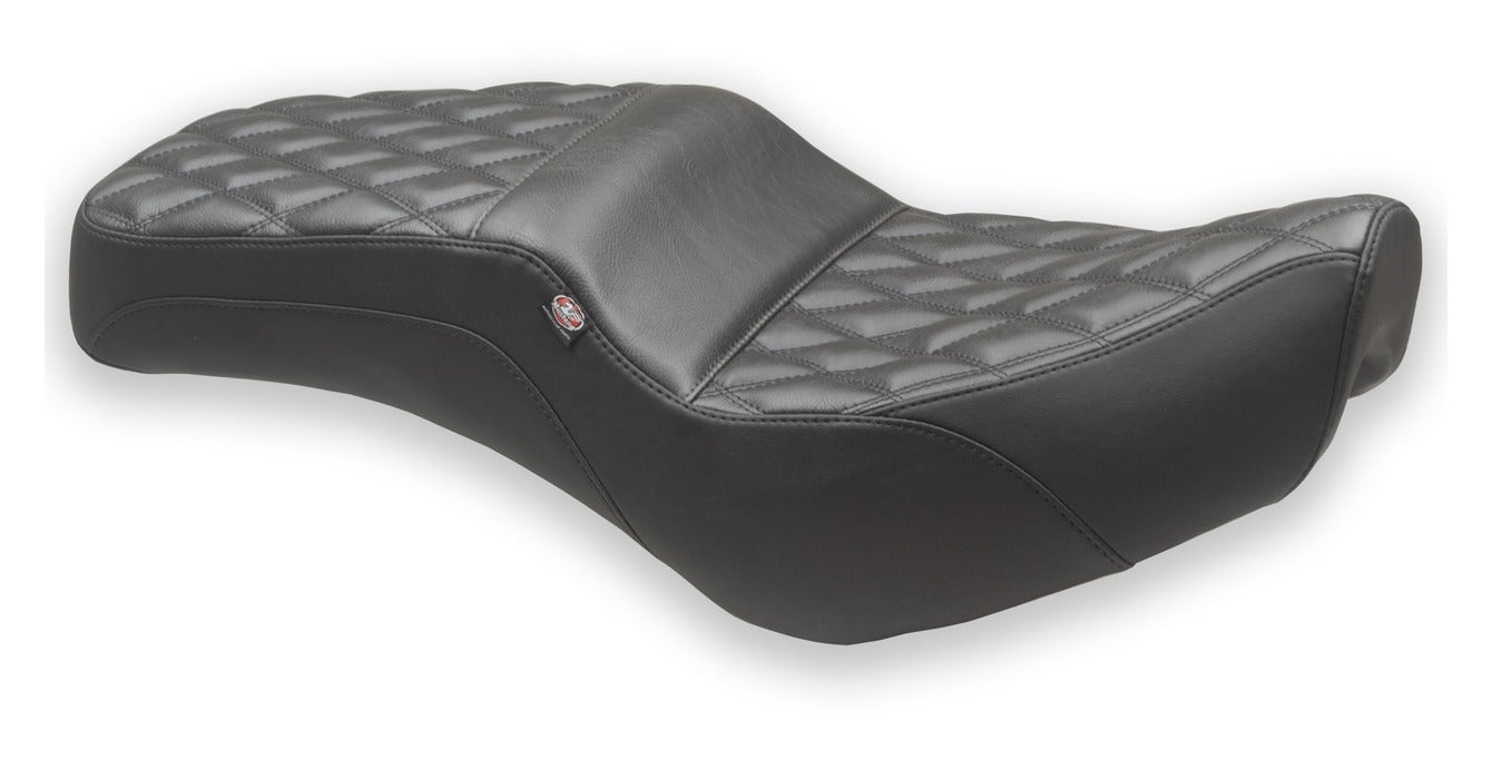 Asiento Mustang de una pieza con respaldo cuadrado para Honda Rebel 300/500 (2018-2026)