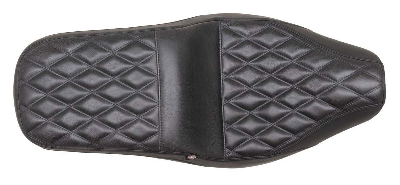 Asiento Mustang de una pieza con respaldo cuadrado para Honda Rebel 300/500 (2018-2026)