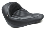 Asiento individual Mustang Standard Touring con puntada de daga para Harley Softail Low Rider / Sport Glide 2018-2026