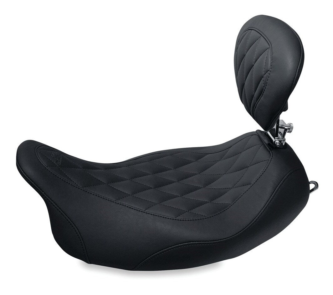 Asiento individual Mustang Wide Tripper Diamond para Harley