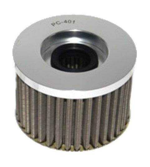 Filtro de aceite reutilizable de acero inoxidable FLO de PC Racing
