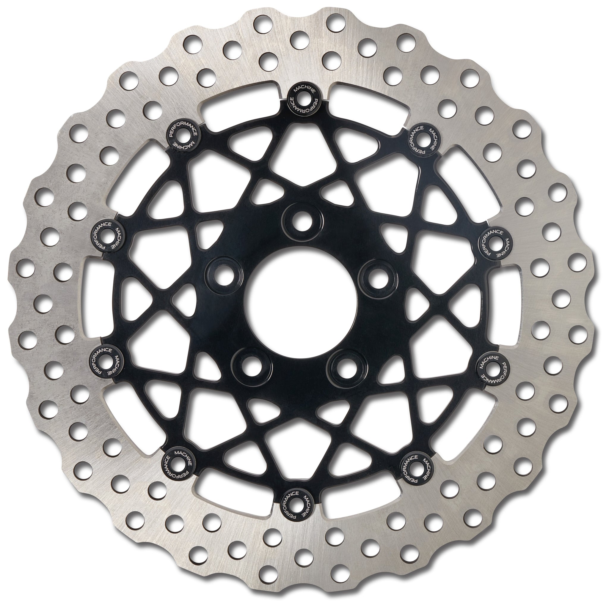 Rotor trasero flotante Speedstar Performance Machine de 11,5" para Harley (2000-2017)