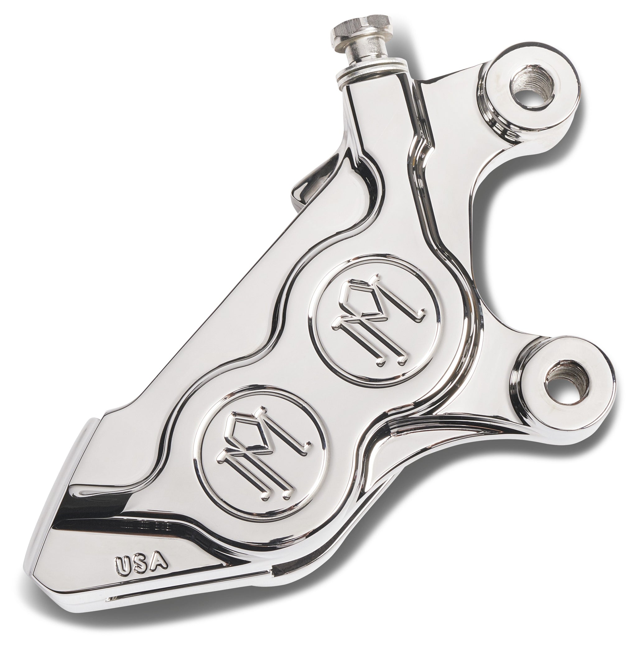 Pinza delantera Performance Machine de 4 pistones para Harley (2008-2026)