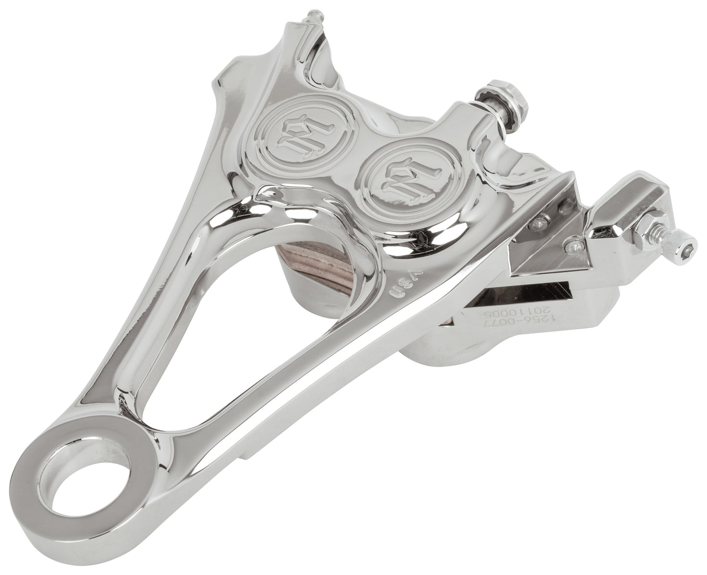 Pinza trasera integrada de cuatro pistones Performance Machine para Harley M8 Softail 2018-2026