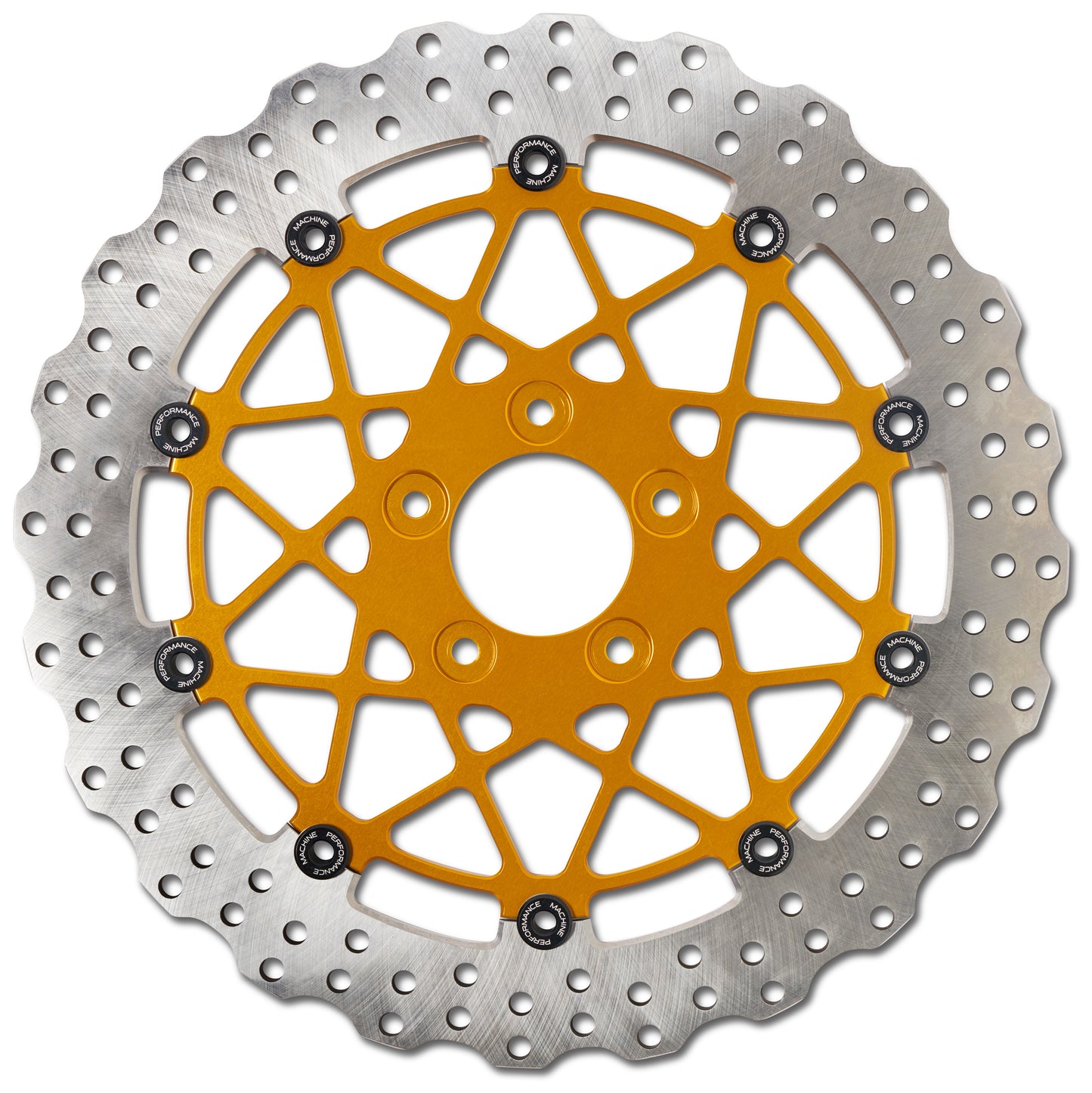 Rotor de freno delantero flotante Performance Machine Speedstar de 13" para Harley 2000-2026