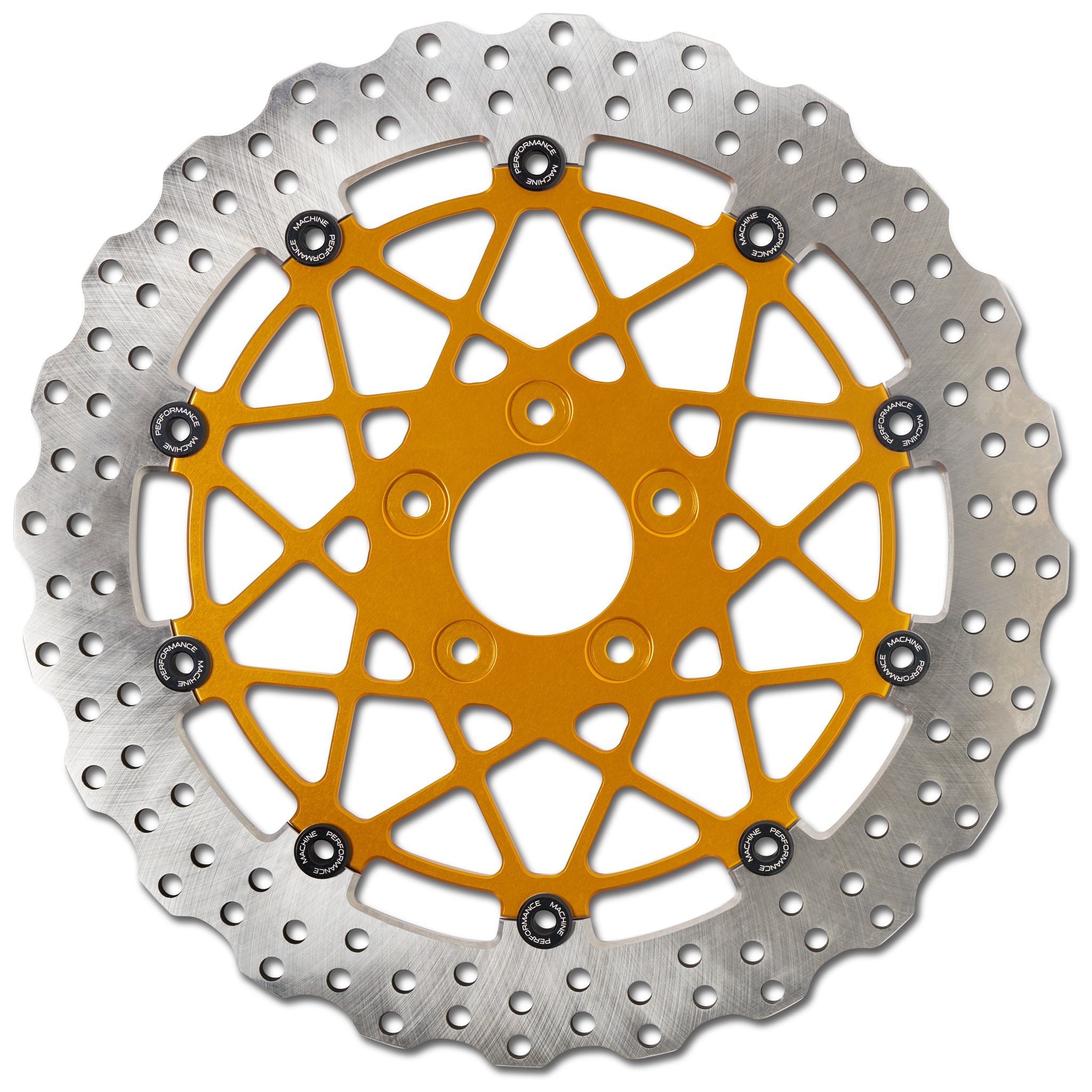 Rotor de freno delantero flotante Performance Machine Speedstar de 13" para Harley 2000-2026